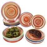 18tlg Tellerset LINEA für 6 Personen aus Steingut - 24327179_Bild_2