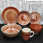 18tlg Tellerset LINEA für 6 Personen aus Steingut - 24327179_Bild_6