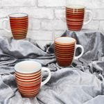4er Set LINEA Kaffeebecher für 4 Personen aus Steingut - 24325705_Bild_3