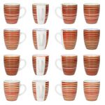 4er Set LINEA Kaffeebecher für 4 Personen aus Steingut - 24325705_Bild_6