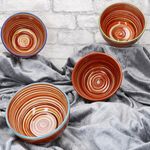 4er Set LINEA Müslischalen für 4 Personen aus Steingut - 24325713_Bild_3