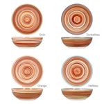 4er Set LINEA Spaghetti-Teller für 4 Personen aus Steingut - 24325754_Bild_4