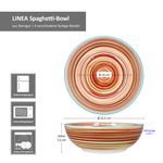 4er Set LINEA Spaghetti-Teller für 4 Personen aus Steingut - 24325754_Bild_6