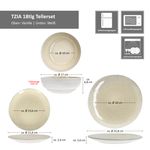 18tlg Tellerset TZIA für 6 Personen aus Steingut - 24327362_Bild_8