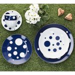 30tlg Kombiservice PULA DUNKELBLAU Porzellan für 6 Personen_Bild_2