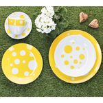 30tlg Kombiservice PULA GELB Porzellan für 6 Personen_Bild_2