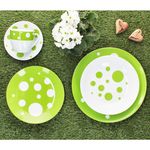 30tlg Kombiservice PULA GRÜN Porzellan für 6 Personen_Bild_2