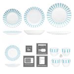 30tlg Kombiservice SPLIT TÜRKIS Porzellan für 6 Personen_Bild_3