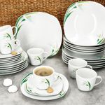 30tlg Kombiservice WHITE CALLA Porzellan für 6 Personen_Bild_3