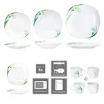 30tlg Kombiservice WHITE CALLA Porzellan für 6 Personen_Bild_4