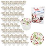 100er Set Sturzglas 230 ml To 82 Wald-Erdbeeren Deckel incl. Rezeptheft_Bild_2