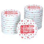 20er Deckel-Set TO 82 Mit Liebe gemacht passend für 230ml/350ml/435ml Gläser_Bild_1