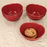 6er Set Müslischale NATURAL rot für 6 Personen aus Steingut - 582711_Bild_3