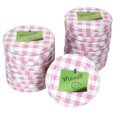 20er Deckel-Set TO 82 MEINS!!! passend für 230ml / 350ml / 435ml Gläser_Bild_1