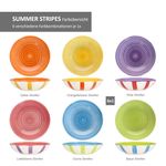 6er Set SUMMER STRIPES Suppenteller für 6 Personen aus Steingut - 24325642_Bild_4