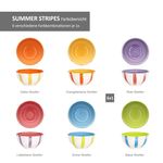 6er Set SUMMER STRIPES Snack- & Dip-Schale für 6 Personen aus Steingut - 24325613_Bild_4