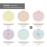 6er Set PASTELLO Speiseteller für 6 Personen aus Steingut - 24326239_Bild_4