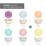 6er Set PASTELLO Müslischale für 6 Personen aus Steingut - 24326222_Bild_4
