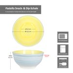 6er Set PASTELLO Snack- & Dip-Schale für 6 Personen aus Steingut - 24326217_Bild_8