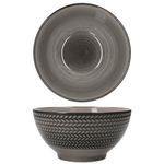 6er Set PROSPERO Salatschale braun 16cm für 6 Personen aus Porzellan - 593339_Bild_4