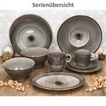 6er Set PROSPERO Müslischale braun für 6 Personen aus Porzellan - 593338_Bild_5