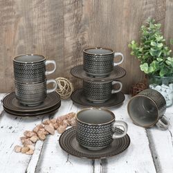 02-593335-593336-Maeser-Prospero-Kaffeetasse-mit-Untertasse-Ambientebild-01.jpg 6er Set Kaffeetasse mit Untertasse PROSPERO - 593335 + 593336_Bild_2
