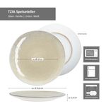 6er Set TZIA Speiseteller für 6 Personen aus Steingut - 24327362_Bild_7