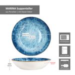 6er Set MARINA Suppenteller für 6 Personen aus Porzellan - 24324286_Bild_7