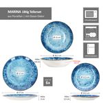 18tlg Tellerset MARINA für 6 Personen aus Porzellan - 24324278 + 24324286 + 24324269_Bild_7