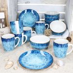 18tlg Frühstücksset MARINA für 6 Personen aus Porzellan - 24324269 + 24324294 + 24324251_Bild_3