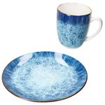 12tlg Frühstücksset MARINA für 6 Personen aus Porzellan - 24324269 + 24324251_Bild_2