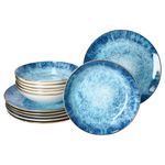 12tlg Tafelservice MARINA für 6 Personen aus Porzellan - 24324278 + 24324286_Bild_1