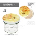 25er Set Sturzglas 125 ml Marmeladenglas Einmachglas Einweckglas To 66 Honig Deckel incl. Diamant-Zucker Gelierzauber Rezeptheft_Bild_6