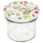 25er Set Sturzglas 125 ml Marmeladenglas Einmachglas Einweckglas To 66 Wald-Erdbeeren Deckel incl. Diamant-Zucker Gelierzauber Rezeptheft_Bild_4