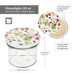 25er Set Sturzglas 125 ml Marmeladenglas Einmachglas Einweckglas To 66 Wald-Erdbeeren Deckel incl. Diamant-Zucker Gelierzauber Rezeptheft_Bild_6