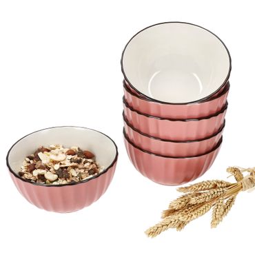 6er Set OSITA ROSE Müslischale für 6 Personen aus Steingut - 674470_Bild_1