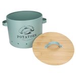 Kartoffeltopf FRESH Mint aus Metall & Bambus – 10893_Bild_2