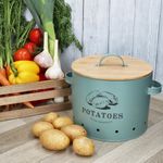 Kartoffeltopf FRESH Mint aus Metall & Bambus – 10893_Bild_3