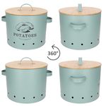 Kartoffeltopf FRESH Mint aus Metall & Bambus – 10893_Bild_4