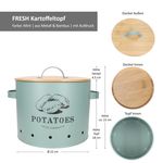 Kartoffeltopf FRESH Mint aus Metall & Bambus – 10893_Bild_7