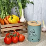 Knoblauchtopf FRESH Mint aus Metall & Bambus – 10899_Bild_3