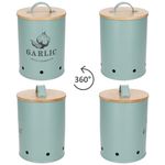 Knoblauchtopf FRESH Mint aus Metall & Bambus – 10899_Bild_4