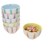 6er Set BEACH PASTELLO STRIPES Müslischalen für 6 Personen aus Steingut - 24326136_Bild_2