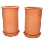 2er Set Mambocat Terracotta Weinkühler + Untersetzer Ø 12.5 cm_Bild_4