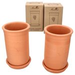 2er Set Mambocat Terracotta Weinkühler + Untersetzer Ø 12.5 cm_Bild_3