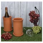 2er Set Mambocat Terracotta Weinkühler + Untersetzer Ø 12.5 cm_Bild_2