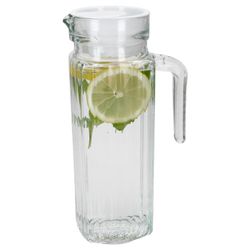 11271-Lima-Kuehlschrankkrug-950ml-kunstoffdeckel-Arte-ambiente-Zitronenwasser-01.jpg 95l aus Glas mit weißem Kunststoff-Deckel - 11271_Bild_4
