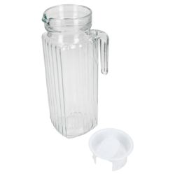11271-Lima-Kuehlschrankkrug-950ml-kunstoffdeckel-Arte-schraeg-offen.jpg 95l aus Glas mit weißem Kunststoff-Deckel - 11271_Bild_7