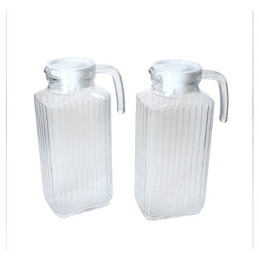 8l aus Glas mit weißem Kunststoff-Deckel - 78252_Bild_1