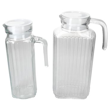 8l aus Glas mit weißem Kunststoff-Deckel - 11271 + 78252_Bild_1